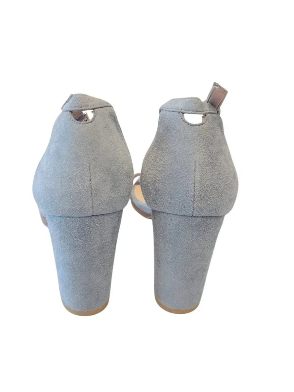 Stuart Weitzman Nearlynude Suede City Sandal in Azure